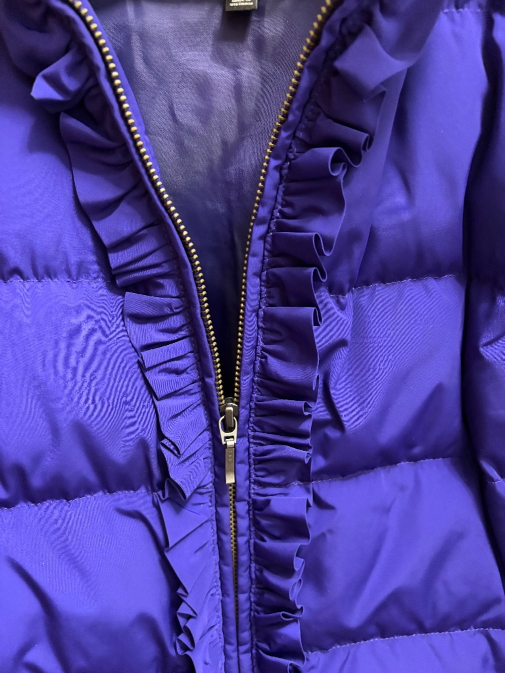 Talbots Ladies quilted deep purple vest